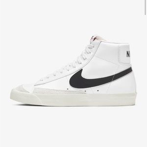 Nike Size 8 Blazers White and Black